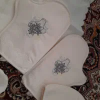 سرویس آشپزخانه دم کنی رومیزی گلدوزی مناسب جهزیه|سفره، حوله، دستمال آشپزخانه|قم, بلوار امین و ساحلی|دیوار