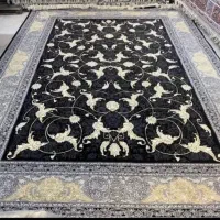 فرش افشان طوسی مشکی ۱۲ متری خراسان|فرش|لاهیجان, مهرگان|دیوار