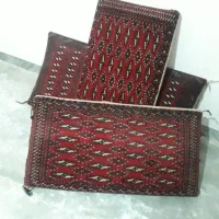 هفت عدد پشتی دست بافت