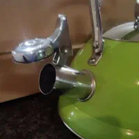 کتری استیل،شکر ریز و قندان چینی|قوری، کتری، قهوه‌ساز دستی|فولادشهر, A4|دیوار