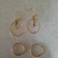 معاوضه گوشواره حلقه ایی طرح فرشته|جواهرات|اراک, |دیوار