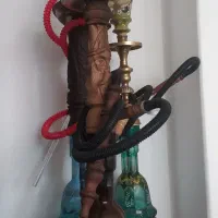 قلیان چوبی و عربی