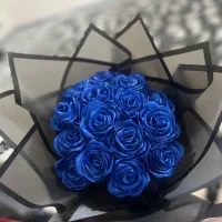 دسته گل روبانی