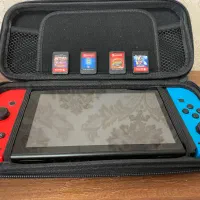 Nintendo switch V2 - لوازم کامل