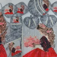 سرویس کامل آشپزخانه عروس طرح پنلی مخمل