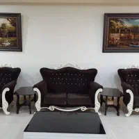 مبل چوب ۸ نفره تمیز