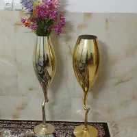 بوفه چوبی ، میز عسلی و گلدان