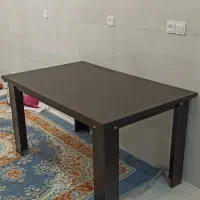 میز ناهار خوری شش نفره در حد نو تمیز و بدون خش|میز و صندلی غذاخوری|فردوس (خراسان), |دیوار