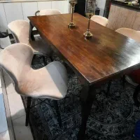میز نهارخوری ۶ نفره کاملا سالم