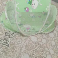 پشه بندتمیزهمراه بابالشت وتشک