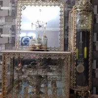 خرید فروش لوستربرنز واینه کنسول بوفه ولوازم مسی