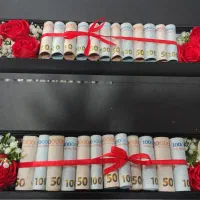 انواع پول آرایی (باکس پول ، دسته گل پول)