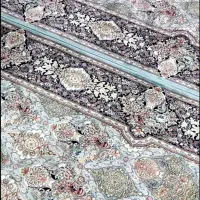 دو تخته فرش ۹متری هزارو دویست شانه تمام نخ نو نو