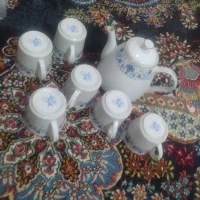 قوری و 6تا فنجان ست|قوری، کتری، قهوه‌ساز دستی|سنندج, |دیوار