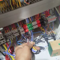 سیمکشی برق کار صنعتی ایفن تلفن اتصالی کولر لوستر