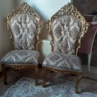 مبل سلطنتی ۹ نفره کارکرده سالم ودر حد نو