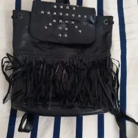 کوله پشتی چرم ریش