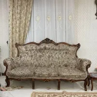 یکدست مبل سلطنتی ۹نفره کارکرده|مبلمان خانگی و میز عسلی|ری, فیروزآبادی|دیوار