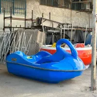 انواع قایق فایبرگلاس نو و دست دو قو پارویی تفریحی