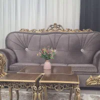 مبل وعسلی هشت نفره در حدنو|مبلمان خانگی و میز عسلی|کرمانشاه, |دیوار