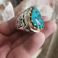 انگشتر کلکسیونی دست ساز فیروزه نیشابور