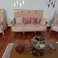 مبلمان استیل + میز ناهارخوری