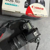 دوربین Canon 70D با پک کامل اورجینال|دوربین عکاسی و فیلمبرداری|تهران, دزاشیب|دیوار