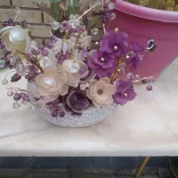 گل و گلدان ومجسمه