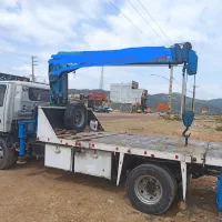 جرثقیل کفی دار جهت حمل کانکس تیرچه ماشین وغیره