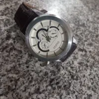 ساعت مچی مردانه برند گوچی بند چرمی