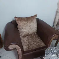 دو عدد مبل چرم