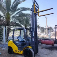 لاستیک سنگی لیفتراک komatso درحد صفر