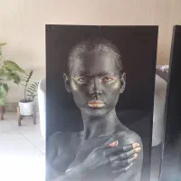 2عدد تابلو چهره مدرن|تابلو، نقاشی، عکس|شاهرود, |دیوار