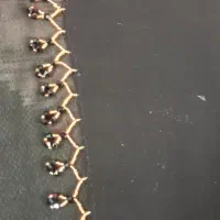 دوخت انواع روسری منجق دوزی وملیله دوزب