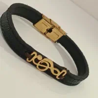 دستبند چرم مدل نوت موسیقی