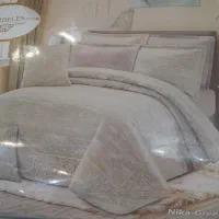 سرویس رو تختی وی آی پی نیکا سبز پاستلی