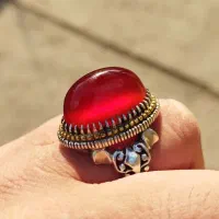 رکاب نقره گوارسه طلا