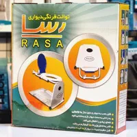 توالت فرنگی دیواری رسا به همراه قیف تاشو سیلیکونی