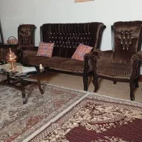 مبلمان 9نفره تمام چوب سالم