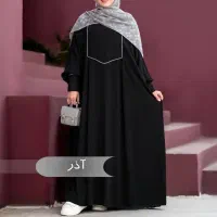 مانتو عبایی ساده و مجلسی مشکی رنگی با کیفیت بالا|لباس|برازجان, |دیوار