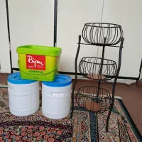 جاسیب زمینی پیازی کتیبه و شال پرده