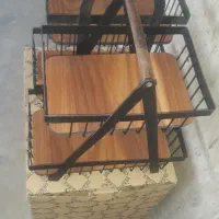 سبد میوه خوری دوطبقه سولیکالا|صنایع دستی و سایر لوازم تزئینی|ری, صفاییه (چشمه علی)|دیوار