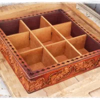 باکس معرق چرم|صنایع دستی و سایر لوازم تزئینی|اصفهان, کوجان|دیوار