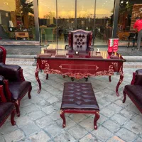 مبلمان اداری کلاسیک ک وئین با قیمت مناسب چهاردانگه