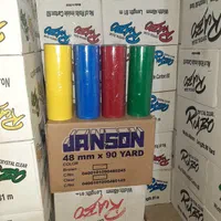 چسب پهن رنگی پنج سانتی نواری شیشه ای کریستال نوار