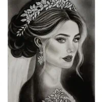 سفارش طراحی چهره سیاه قلم(کادو ولنتاین)