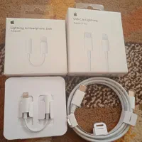 کابل شارژ اپل اصلی وکابل جک اپل اصلی