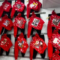 تولید پخش تک عمده ست بچگانه یلدایی کریسمس قرمز