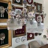 لوستر قدیمی جفت