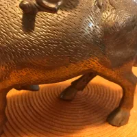 مجسمه برنزی بودا کتاب بدست گاوسوار|مجسمه، تندیس، ماکت|تهران, مجیدیه|دیوار